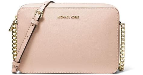 michael kors jet set crossbody soft pink